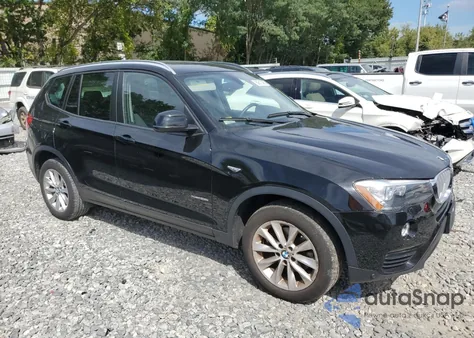 2017 BMW X3 xDrive28I z USA, uszkodzony, nr VIN 5UXWX9C36H0W79945